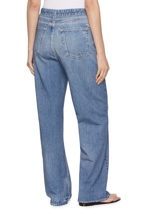 Back View - Click To Enlarge - RAG & BONE - Miramar Charm Graphic Wide Leg Jeans