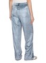 Back View - Click To Enlarge - RAG & BONE - Miramar Velvet Wide Leg Pants