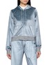 RAG & BONE Miramar Velvet Zip Up Hoodie