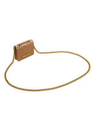 Detail View - Click To Enlarge - KURT GEIGER - Micro Kensington Deer Print Suede Bag