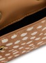 Detail View - Click To Enlarge - KURT GEIGER - Micro Kensington Deer Print Suede Bag