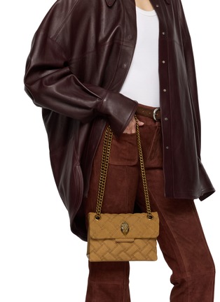Figure View - Click To Enlarge - KURT GEIGER - Mini Kensington Suede Bag