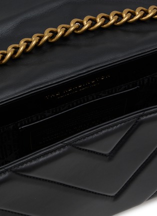 Detail View - Click To Enlarge - KURT GEIGER - Kensington East West Quilted Leather Bag