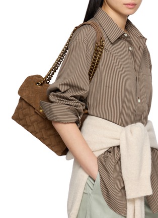 Figure View - Click To Enlarge - KURT GEIGER - Kensington Suede Bag