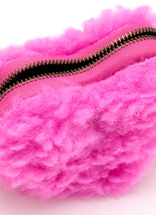 Detail View - Click To Enlarge - KURT GEIGER - Micro Heart Faux Fur Bag
