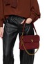 Front View - Click To Enlarge - KURT GEIGER - Celia Suede Shoulder Bag