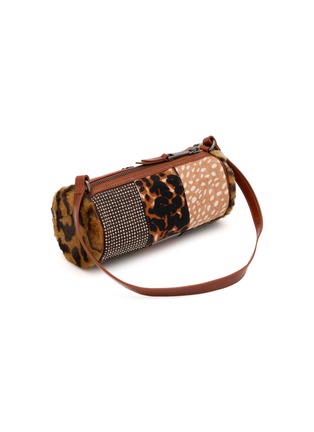 Detail View - Click To Enlarge - KURT GEIGER - Kensington SM Leather Barrel Shoulder Bag