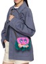 Figure View - Click To Enlarge - KURT GEIGER - Micro Oxford Mascot Faux Fur Bag