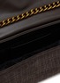 Detail View - Click To Enlarge - KURT GEIGER - Kensington East West Crocodile Suede Bag