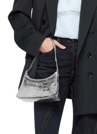 Figure View - Click To Enlarge - KURT GEIGER - Kurt Sling Leather Shoulder Bag