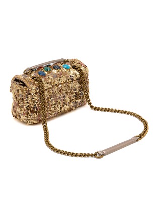 Detail View - Click To Enlarge - KURT GEIGER - Pimlico Sequin Tweed Bag