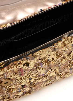 Detail View - Click To Enlarge - KURT GEIGER - Pimlico Sequin Tweed Bag