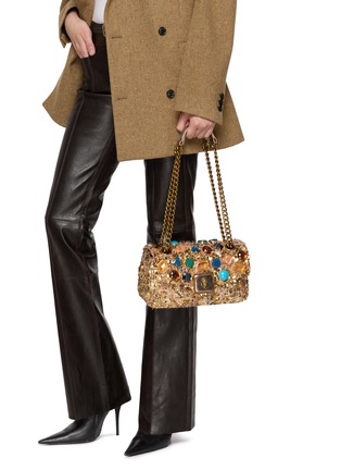 Figure View - Click To Enlarge - KURT GEIGER - Pimlico Sequin Tweed Bag