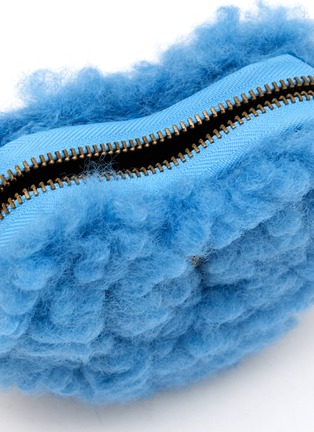 Detail View - Click To Enlarge - KURT GEIGER - Micro Heart Faux Fur Bag