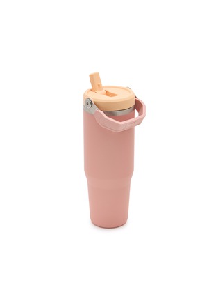 Detail View - Click To Enlarge - STANLEY - The IceFlow™ Flip Straw 2.0 Tumbler 30oz — Peach Rose