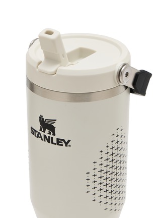 Detail View - Click To Enlarge - STANLEY - The IceFlow™ Flip Straw 2.0 Tumbler 30oz — Pale Stone Ion