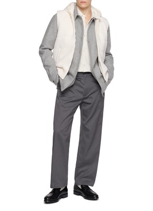 Figure View - Click To Enlarge - EQUIL - Double Face Wool Shirt Jacket