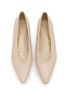 Detail View - Click To Enlarge - SAM EDELMAN - Emory Leather Skimmer Flats