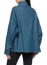 Back View - Click To Enlarge - R2W - Mael High Neck Denim Jacket