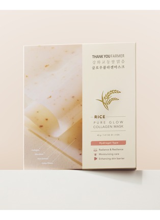  - THANK YOU FARMER - Rice Pure Glow Collagen Mask X 4 Sheets