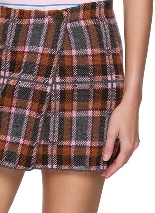  - GUEST IN RESIDENCE - Tartan Wrap Mini Skirt