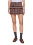 Main View - Click To Enlarge - GUEST IN RESIDENCE - Tartan Wrap Mini Skirt