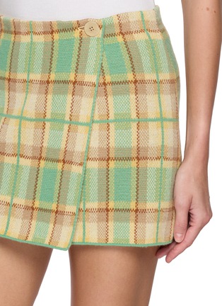  - GUEST IN RESIDENCE - Tartan Wrap Mini Skirt