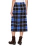 Back View - Click To Enlarge - GUEST IN RESIDENCE - Tartan Wrap Midi Skirt