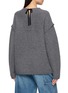 Back View - Click To Enlarge - GUEST IN RESIDENCE - Felted Panel Knit Sweater