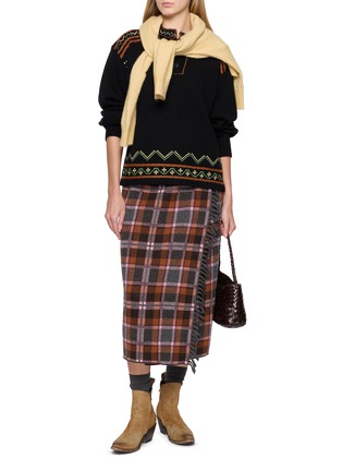 Figure View - Click To Enlarge - GUEST IN RESIDENCE - Fisherman Knit Henley