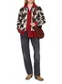 Figure View - Click To Enlarge - GUEST IN RESIDENCE - Grizzly Cowhide Print Knit Jacket