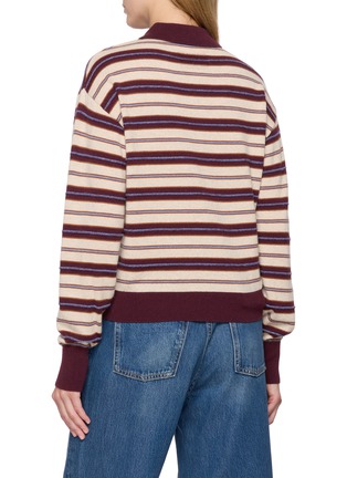Back View - Click To Enlarge - GUEST IN RESIDENCE - Collegiate Stripe Polo Short