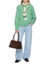 Figure View - Click To Enlarge - GUEST IN RESIDENCE - Traveller Light Wash Jeans