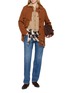 Figure View - Click To Enlarge - GUEST IN RESIDENCE - Western Fringe Knit Jacket