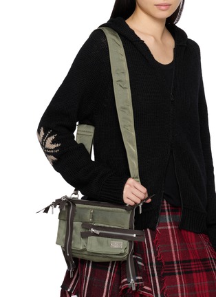 Figure View - Click To Enlarge - Y'S - Mini Zip Leather Shoulder Bag