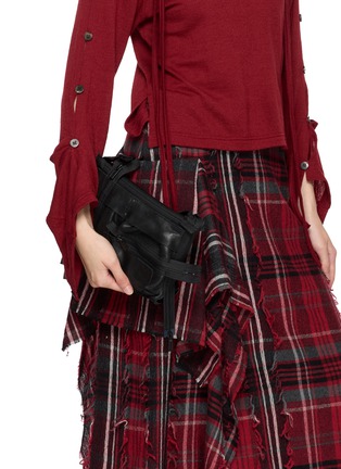 Figure View - Click To Enlarge - Y'S - Mini Zip Leather Shoulder Bag