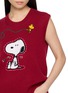  - CHINTI & PARKER - X Peanuts Snoopy Intarsia Hand Embroidered Knit Tank