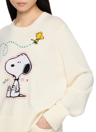  - CHINTI & PARKER - X Peanuts Snoopy Hand Embroidered Knit Sweater