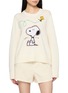 CHINTI & PARKER X Peanuts Snoopy Hand Embroidered Knit Sweater