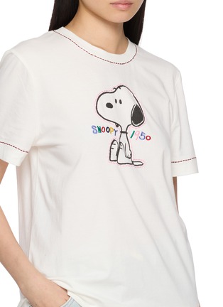  - CHINTI & PARKER - x Peanuts Snoopy Embroidered T-Shirt