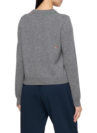 Back View - Click To Enlarge - CHINTI & PARKER - X Peanuts Snoopy Peep Knit Cardigan