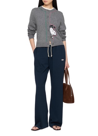 Figure View - Click To Enlarge - CHINTI & PARKER - X Peanuts Snoopy Peep Knit Cardigan
