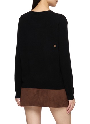 Back View - Click To Enlarge - CHINTI & PARKER - X Peanuts Snoopy Boo Wool Cashmere Knit Sweater