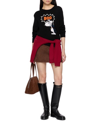 Figure View - Click To Enlarge - CHINTI & PARKER - X Peanuts Snoopy Boo Wool Cashmere Knit Sweater