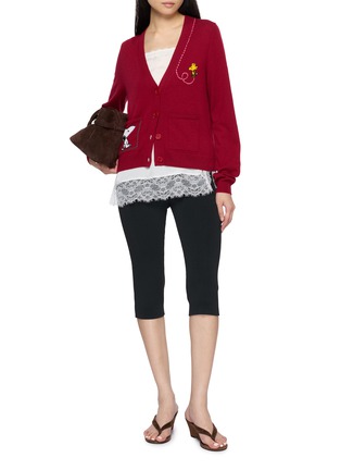 Figure View - Click To Enlarge - CHINTI & PARKER - x Peanuts Snoopy Patch Pocket Cardigan