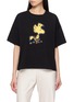 Main View - Click To Enlarge - CHINTI & PARKER - X Peanuts Woodstock Embroidered Cotton T-Shirt