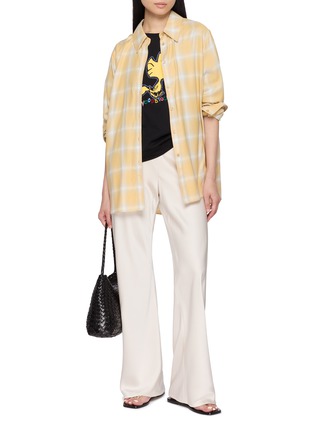 Figure View - Click To Enlarge - CHINTI & PARKER - X Peanuts Woodstock Embroidered Cotton T-Shirt
