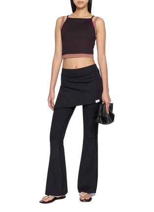 Figure View - Click To Enlarge - NYLORA - Laura Layered Skirt Pants