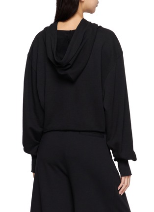 Back View - Click To Enlarge - NYLORA - Ivy Cropped Hooded Top