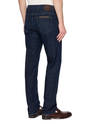 Back View - Click To Enlarge - BARMAS - Straight Leg Denim Jeans
